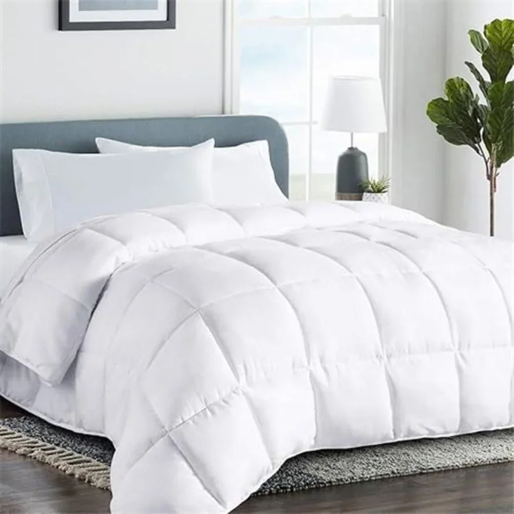 Quilted Comforter -All-Season Down Alternative Duvet Insert